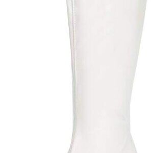 Women's Gogo Boots Knee High Block Heel Square Toe 60s 70s Disco Costume Boots i